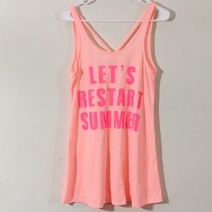 Summer Graphic Tank Top Summer Running Shirt